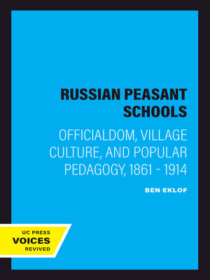 cover image of Russian Peasant Schools